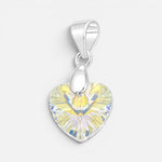 Colgante Corazón Hecho con Cristal Swarovski Tornasol