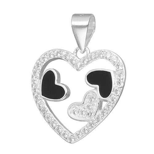 Colgante Corazones Esmaltados Circones