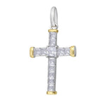 Colgante Cruz en Oro Circones