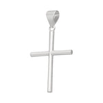 Colgante Cruz Lisa Tubular