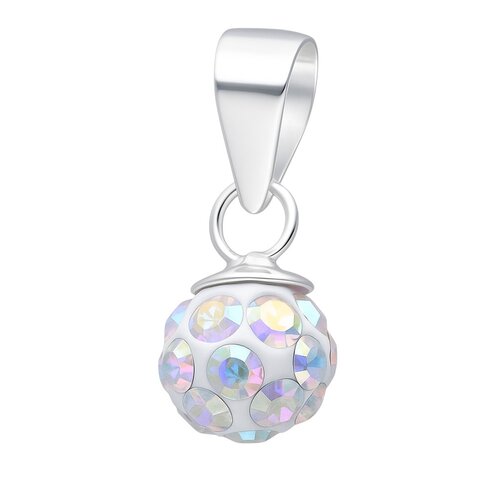 Colgante Esfera Hecho con Cristal Swarovski® Tornasol 6 mm