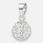 Colgante Esfera Strass 8 mm