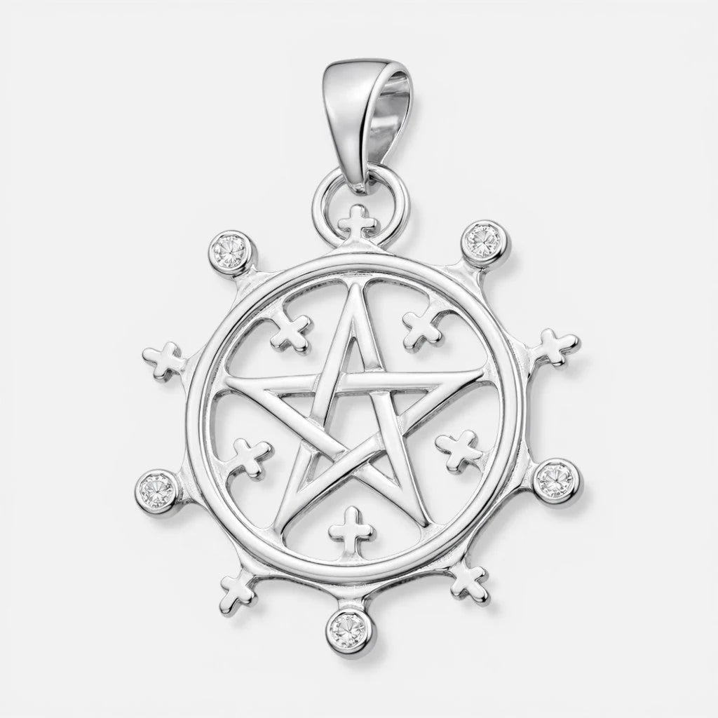 Colgante Estrella Pentagrama Cruces Circones