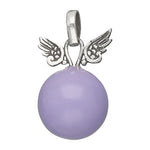 Colgante LLamador de Ángeles con Alas Esmaltado 12 mm