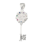 Colgante Llave Estrella 7 Chakras