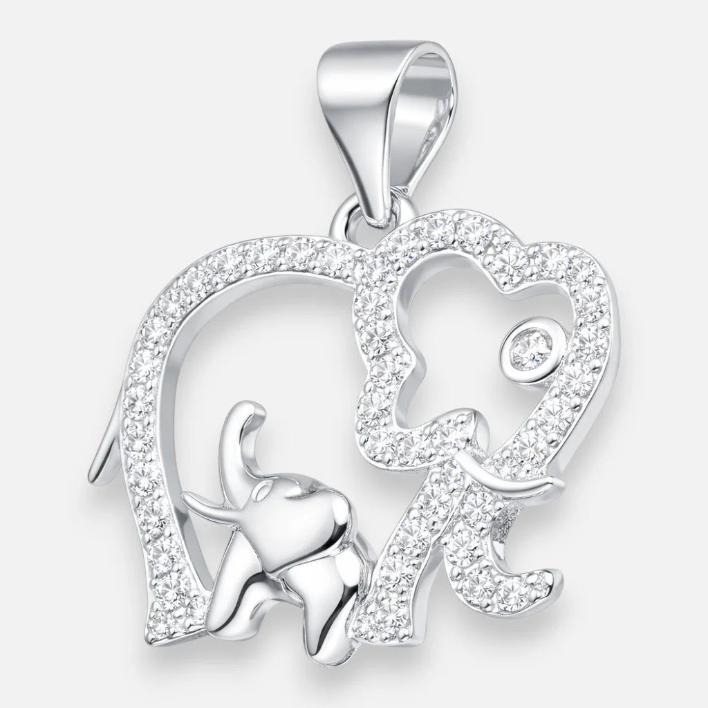Colgante Mamá e Hijo Elefante Circones