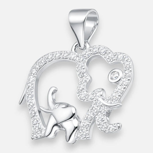 Colgante Mamá e Hijo Elefante Circones