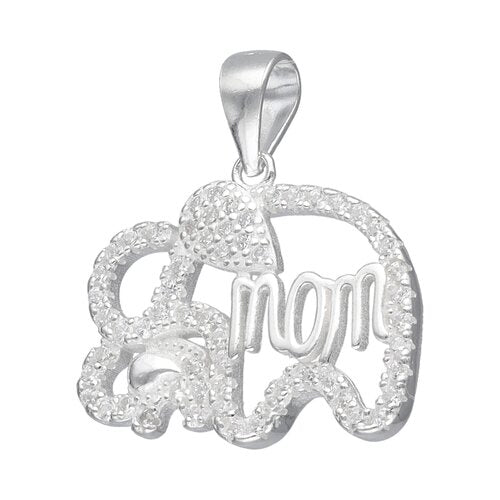 Colgante Mamá Hijo Elefante Circones