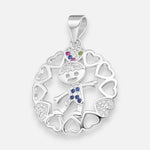 Colgante Niño Corazones Circones Multicolor