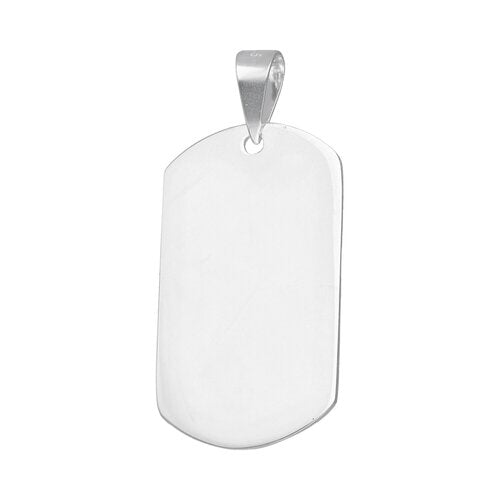 Colgante Placa Militar Grande 35x20 mm