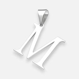 Colgantes Letras Plata Sola