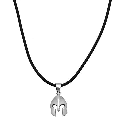 Collar Caucho Casco Espartano