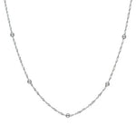 Collar Choker Ajustable Singapur con Esferas