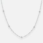 Collar Choker Ajustable Singapur con Esferas