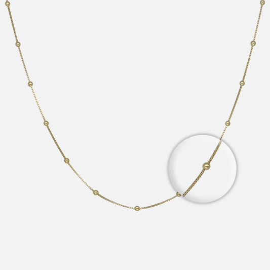 Collar Choker Veneciano con Esferas