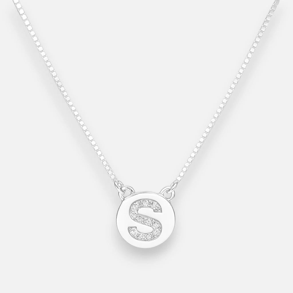 Collar Círculo Letra S Circones