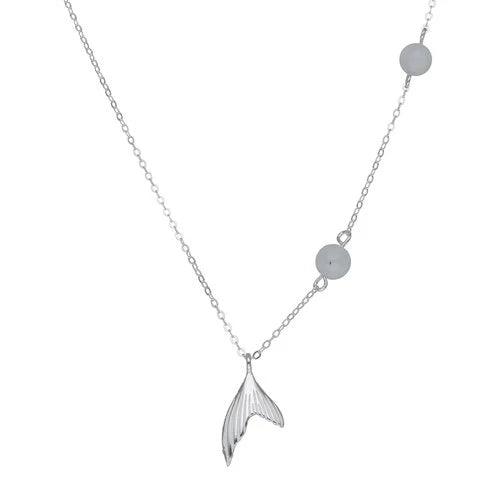 Collar Cola de Ballena Esferas