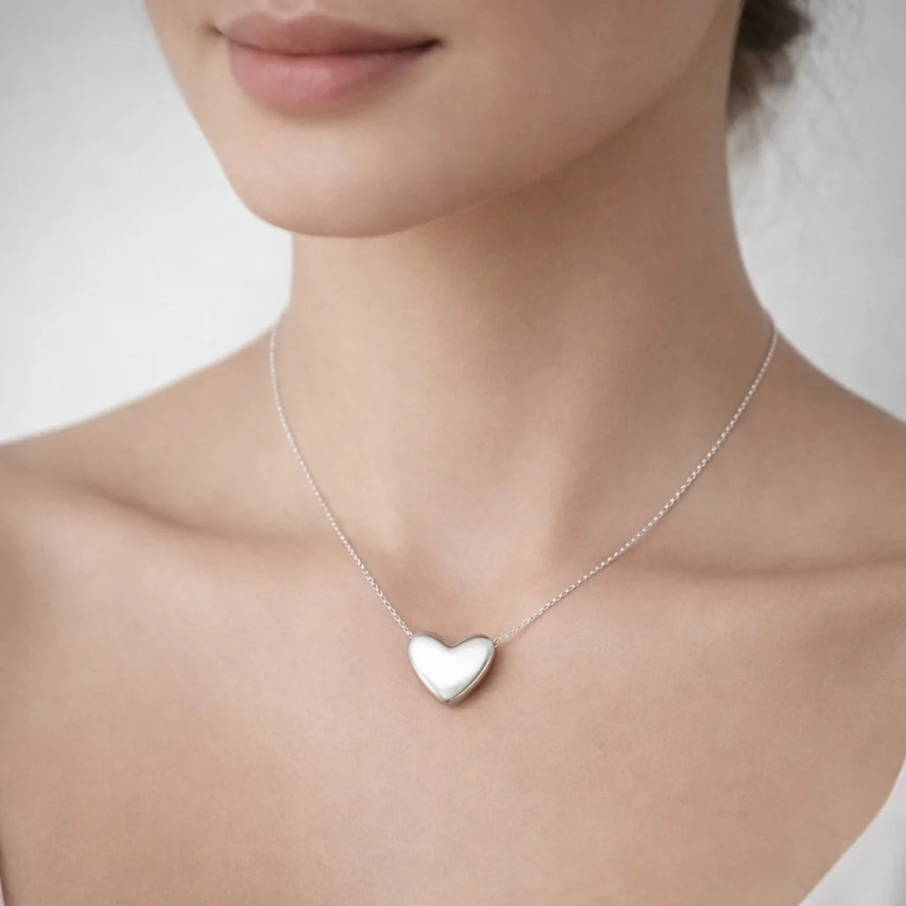 Collar Corazón Chunky