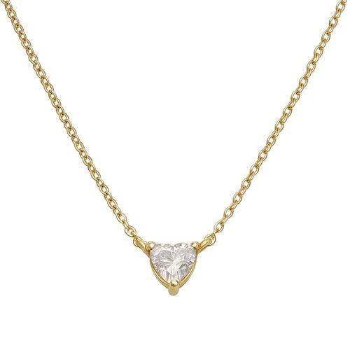 Collar Corazón Circón