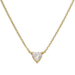 Collar Corazón Circón