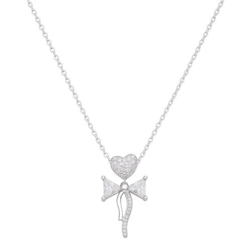 Collar Corazón Lazo Coquette Circones