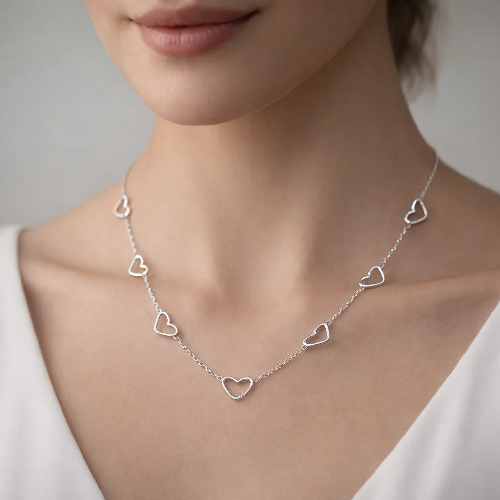 Collar Corazones