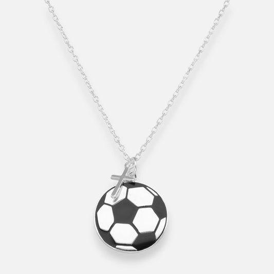 Collar Cruz Pelota de Fútbol