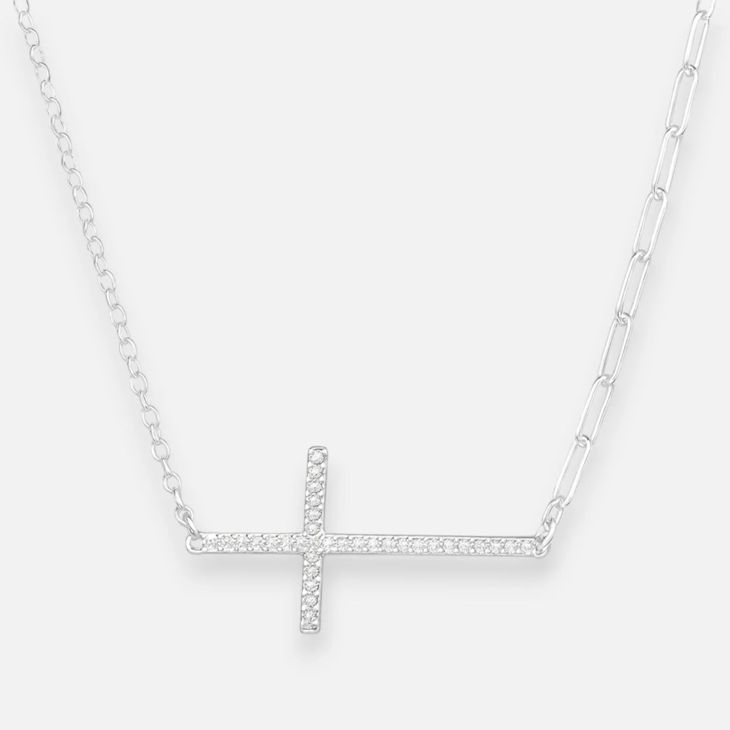 Collar Eslabones Cruz Circones