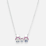 Collar Familia Mamá Hija Papá Circones Multicolor