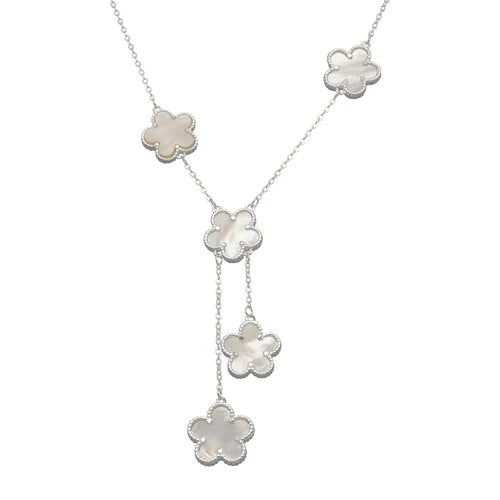 Collar Flores Nácar