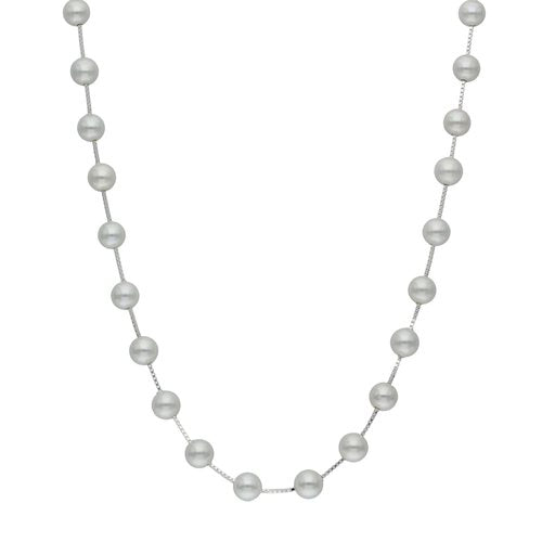Collar Ajustable Cascada Perlas