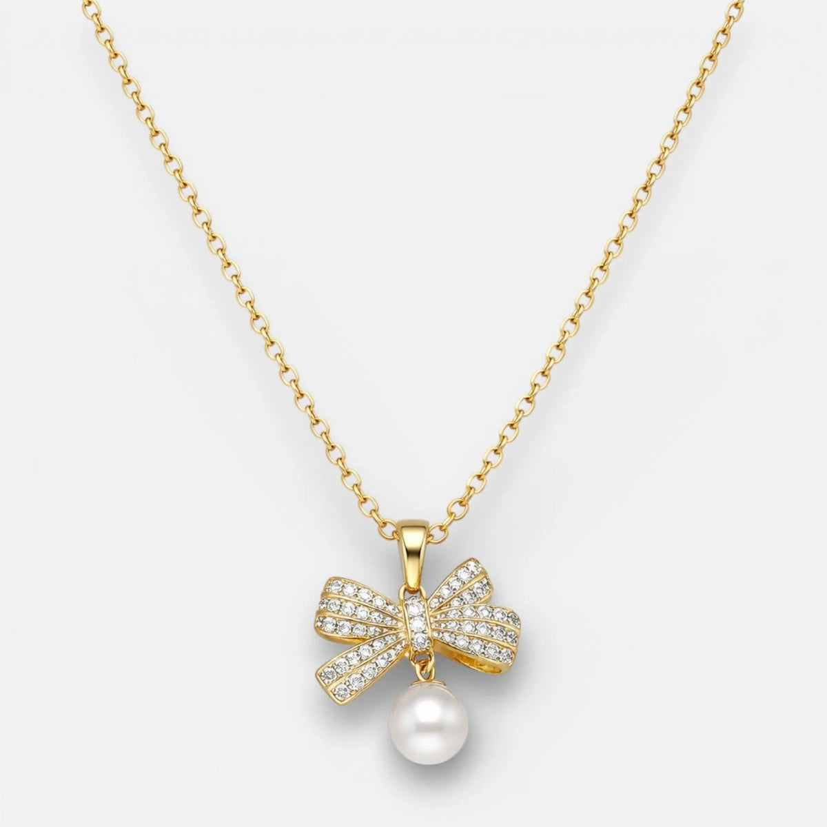 Collar Lazo Coquette Perla Circones