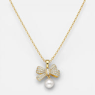 Collar Lazo Coquette Perla Circones
