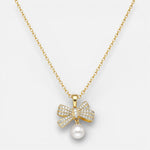 Collar Lazo Coquette Perla Circones