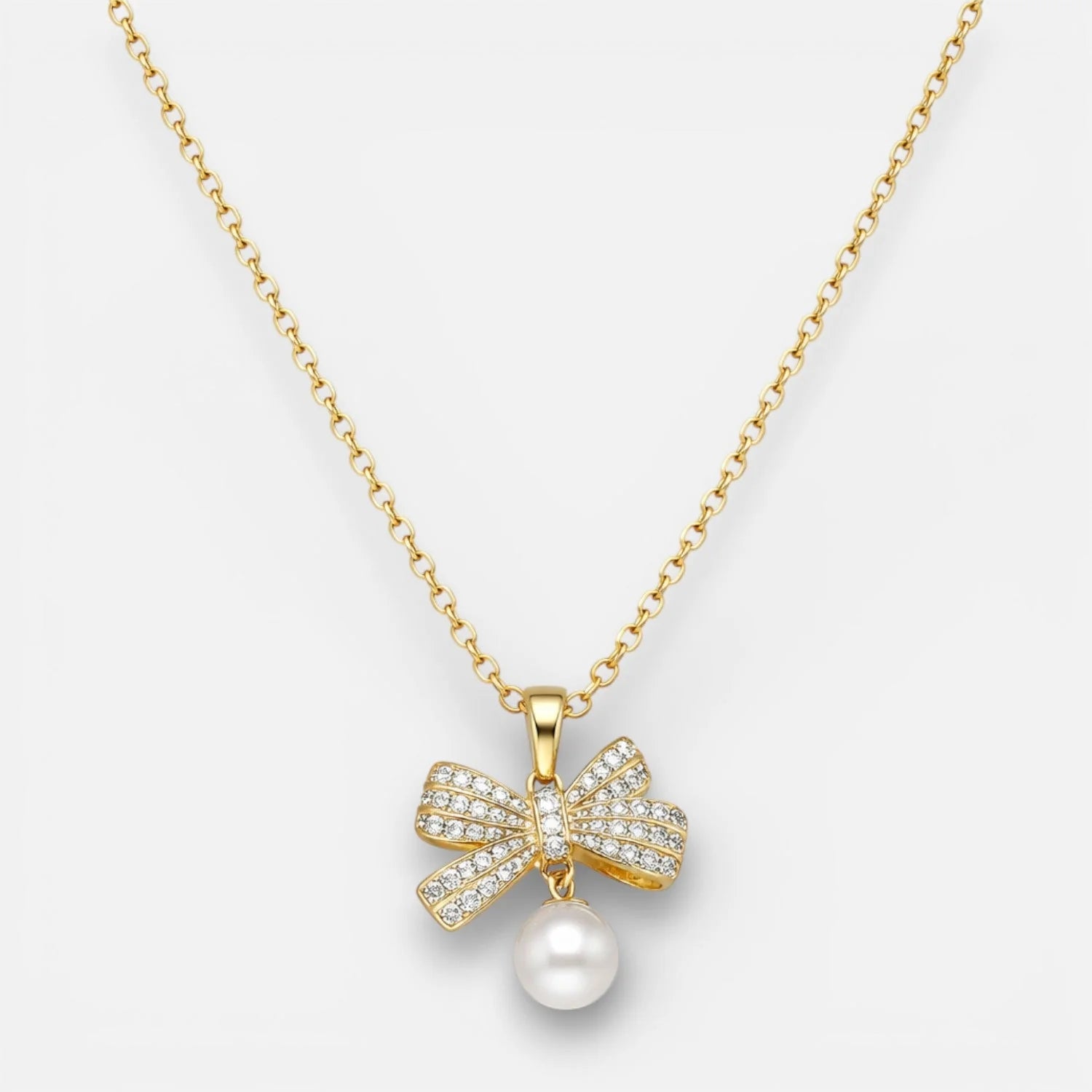 Collar Lazo Coquette Perla Circones