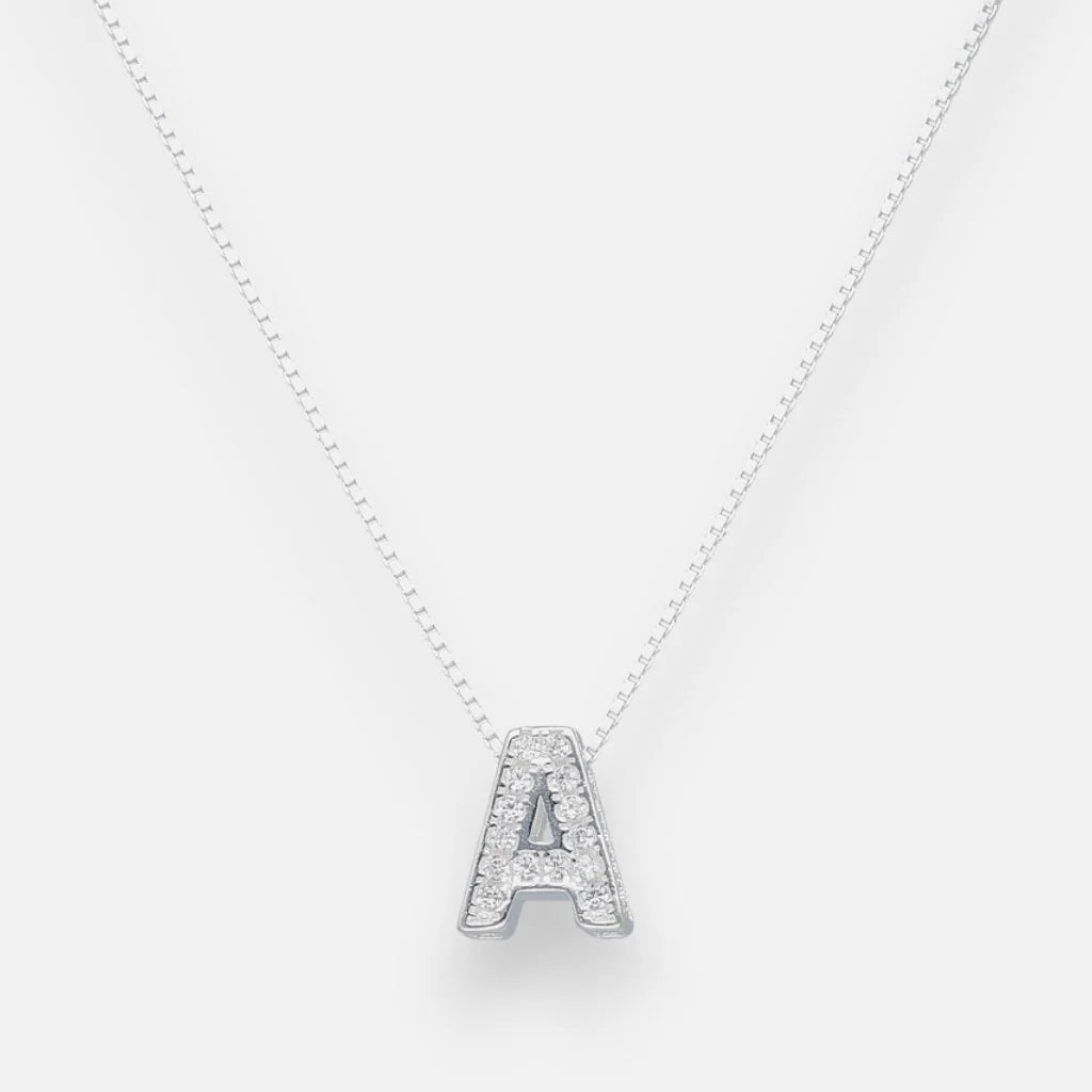 Collar Letra A Circones