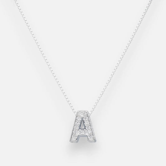 Collar Letra A Circones