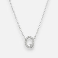 Collar Letra Q con Circones