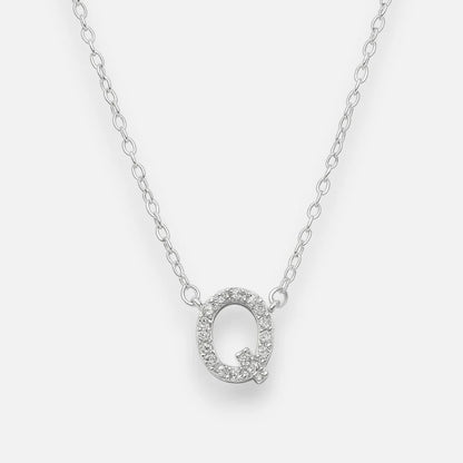 Collar Letra Q con Circones