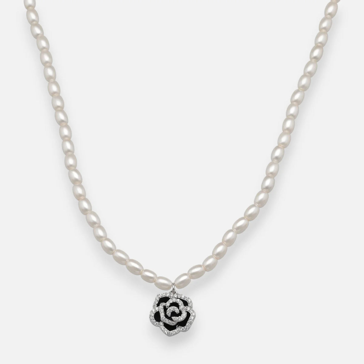Collar Madre Perla Flor Circones