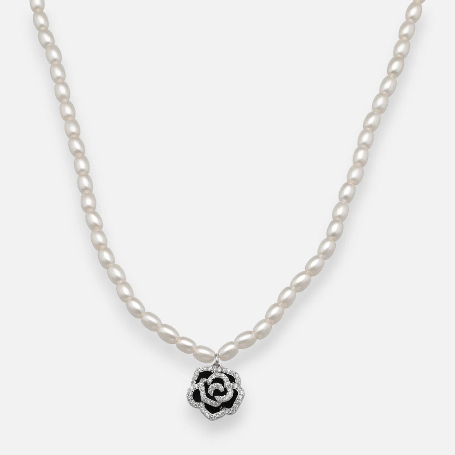 Collar Madre Perla Flor Circones
