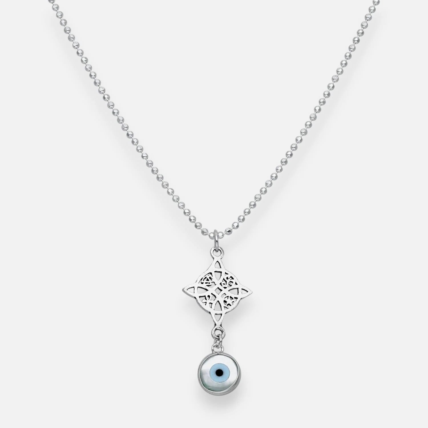 Collar Nudo de Brujas Ojo Turco