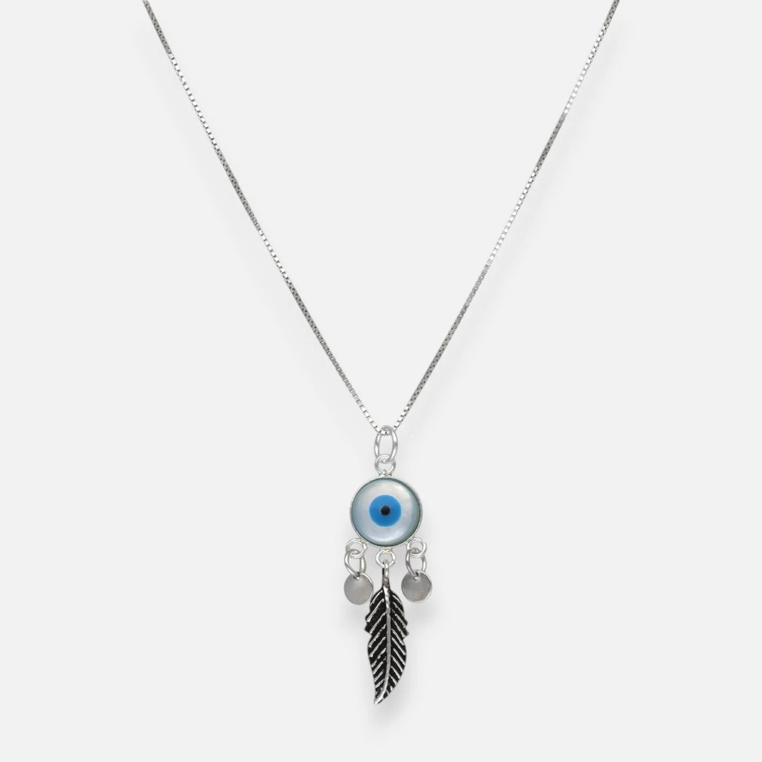Collar Ojo Turco Nácar
