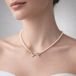 Collar Perlas Lazo Coquette