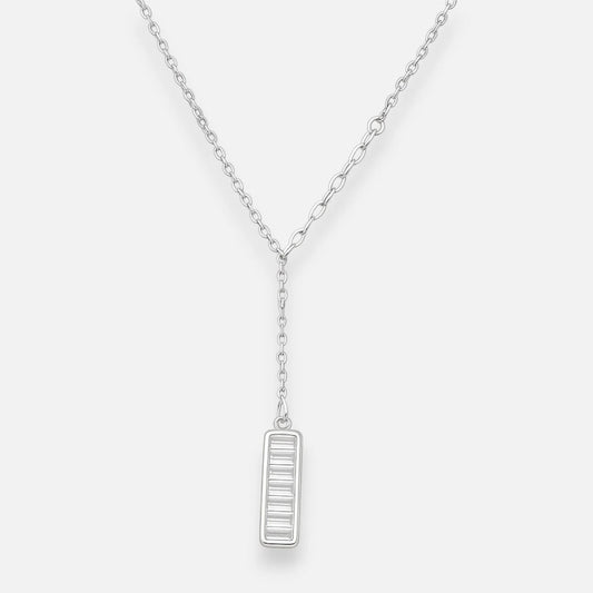 Collar Rectángulo Circones Baguette