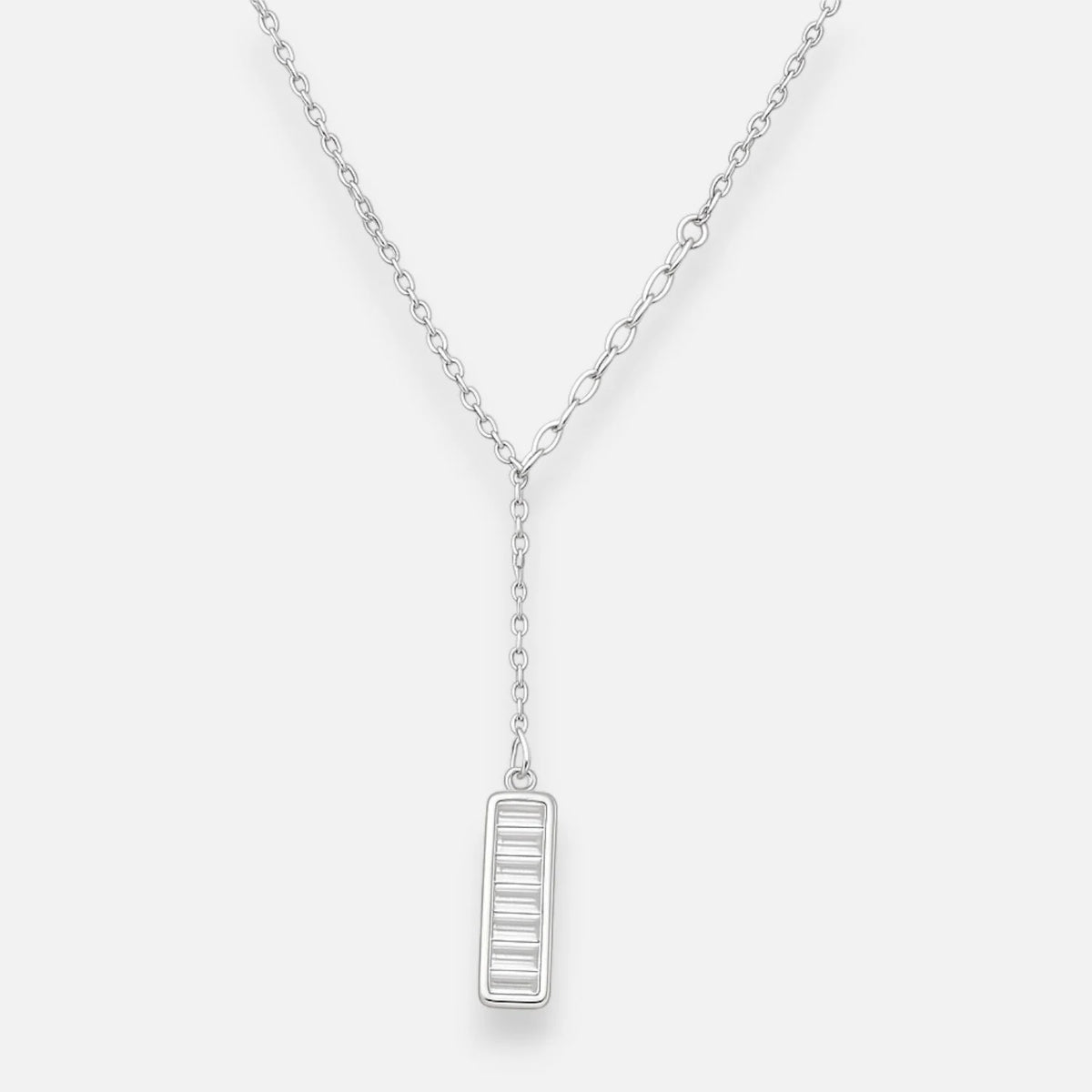 Collar Rectángulo Circones Baguette