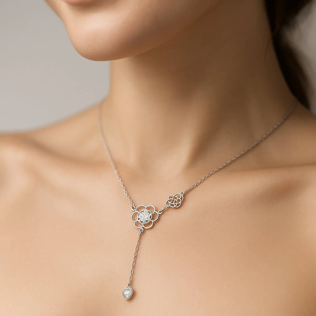 Collar Rosa de Abril Circones