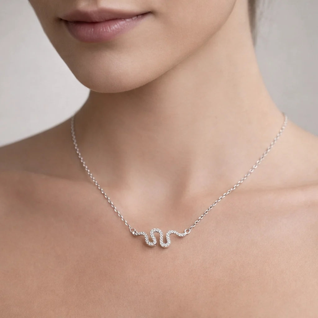 Collar Serpiente Circones Esmeralda