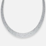 Collar Tiara Cleopatra Corazones Facetados