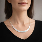 Collar Tiara Cleopatra Corazones Facetados